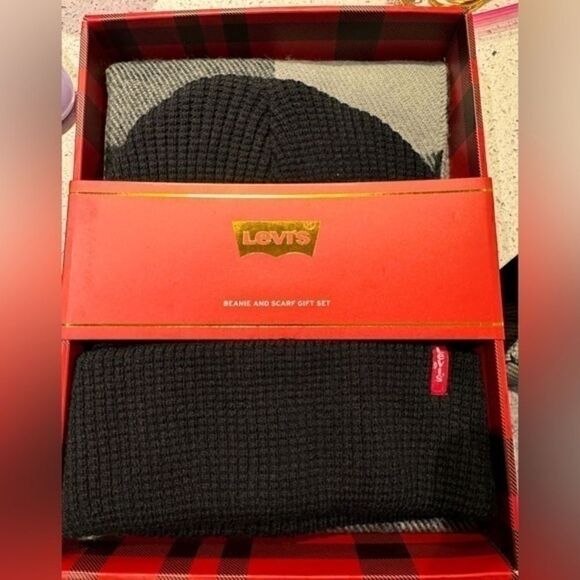 Levi's Other - Levi’s Beanie & Scarf Gift Set – Cozy Essentials for Him – Retail Value $55
